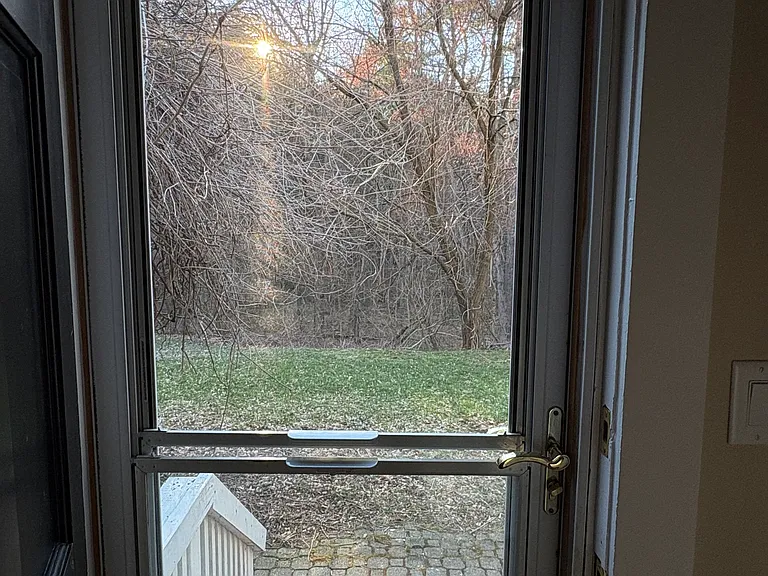 View to private side yard / door