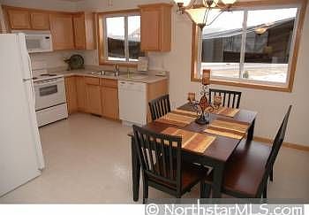 Kitchen with dining room