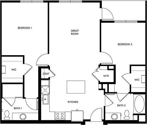 Floor plan 1C