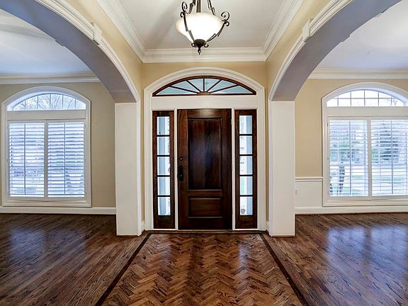 Custom herringbone entry