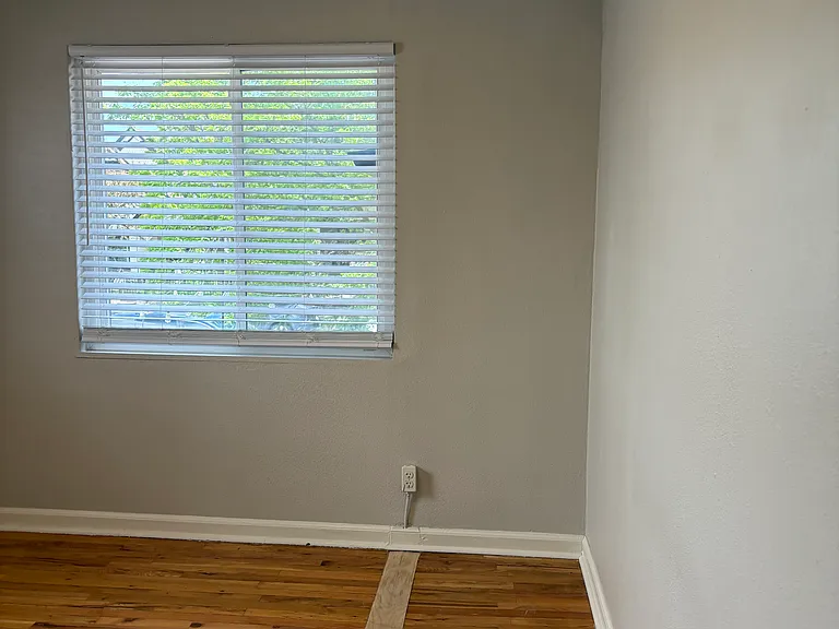 bedroom 2, looking in from hallway, fits queen size bed