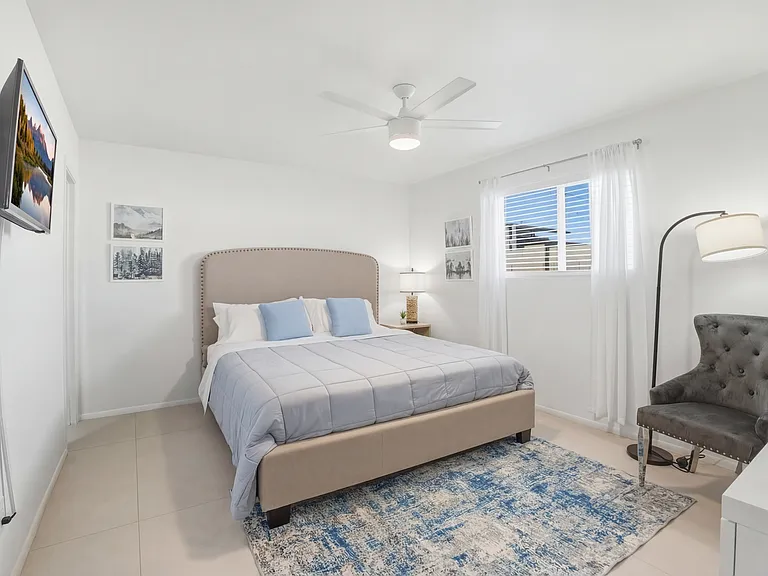 Room 1 _ spacious, with its own private ensuite bathroom.