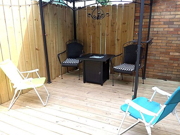 New side patio and fence