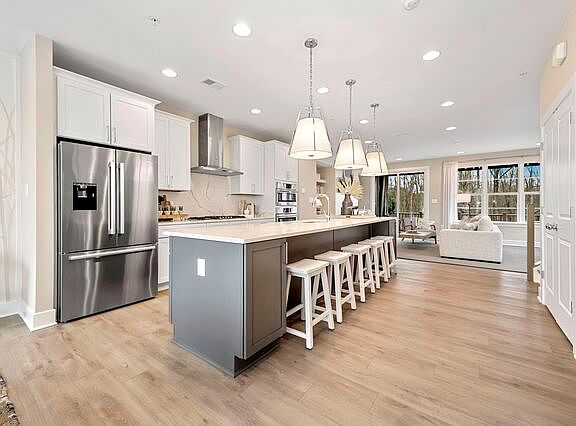 The Blueridge at Watkins Mill Station Floor Plan, 3-5 BR, 3-4 BA, 2-Car Garage, Townhomes in MD, Cra