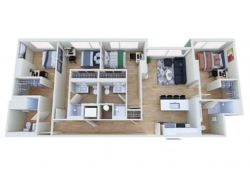 Floor plan 4X4