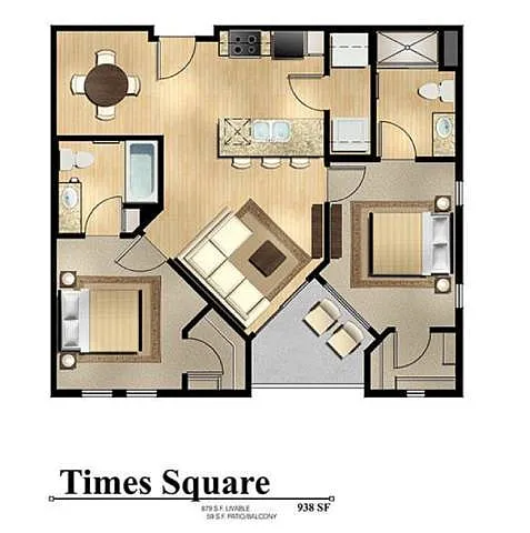 Floor plan Times Square