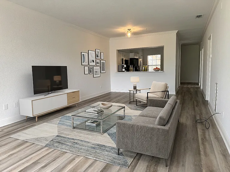 Virtually Staged Living Room