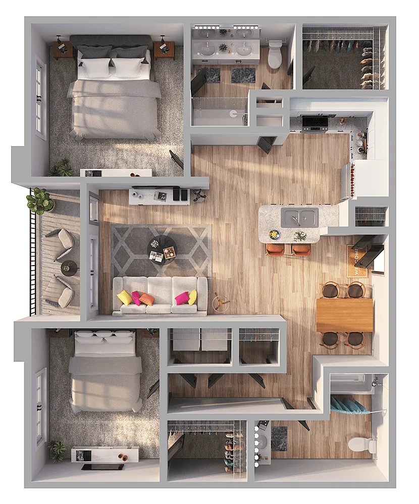 Floor plan B2