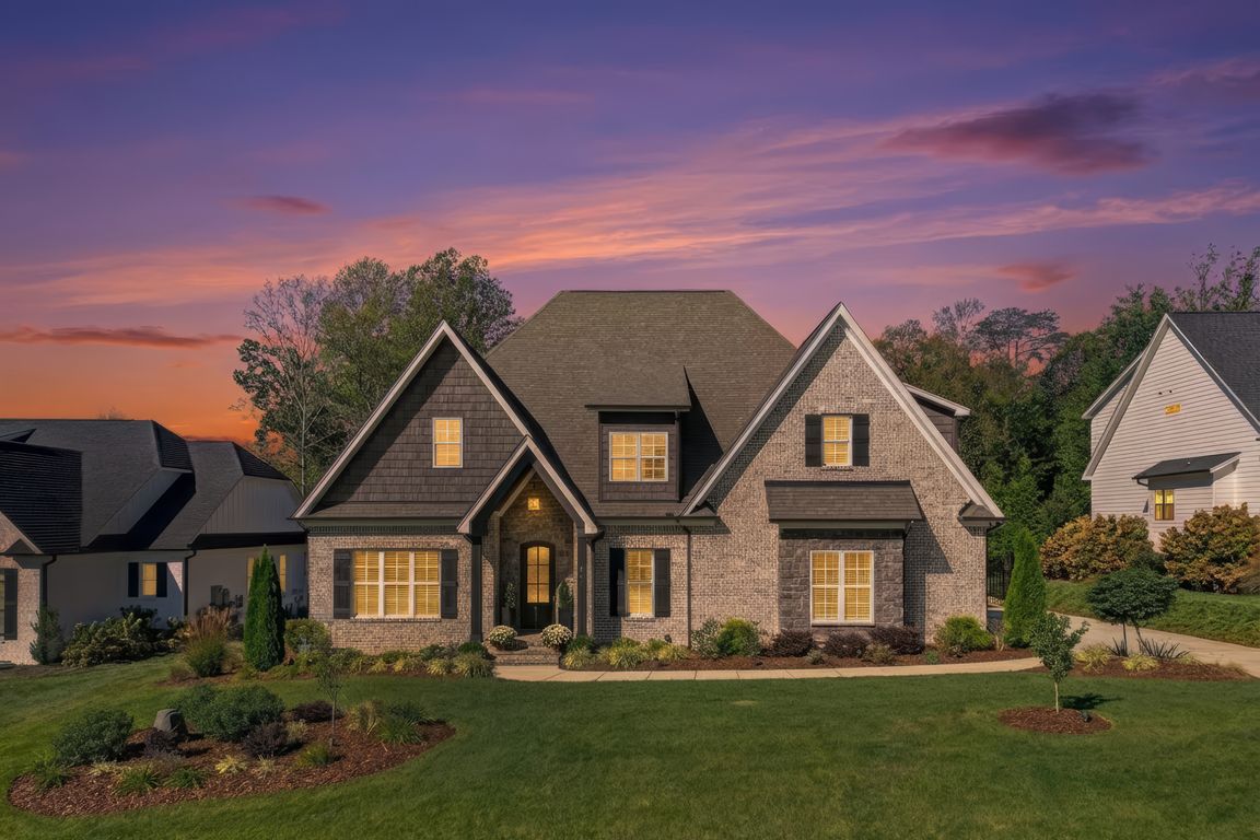 Front of Home virtual twilight
