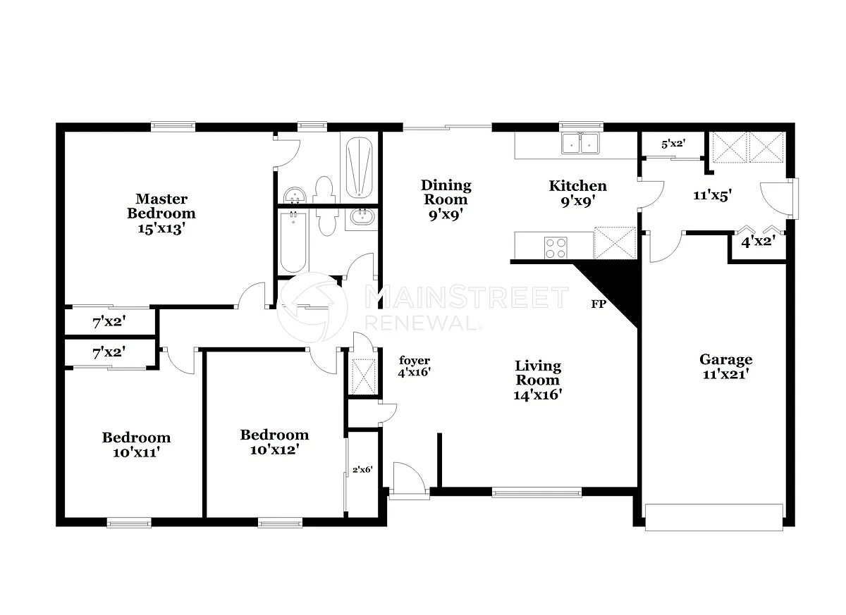 Floor Plan - 2419 Winterwood Cir E