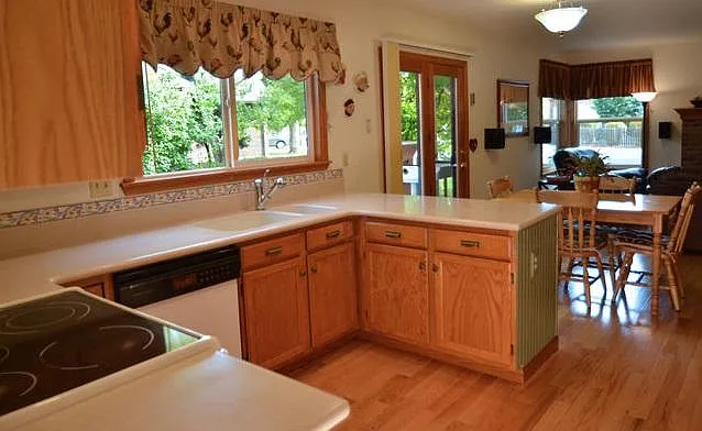 Overlooks the family room
