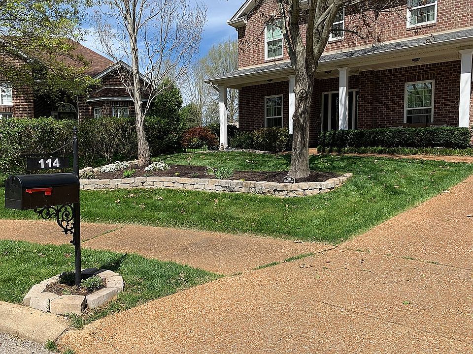 Updated landscaping