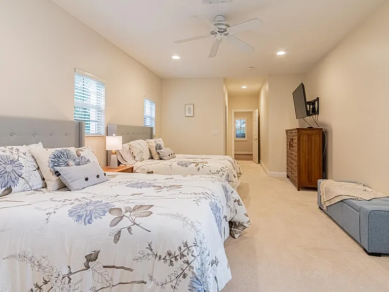 Bedroom #4, two full size beds