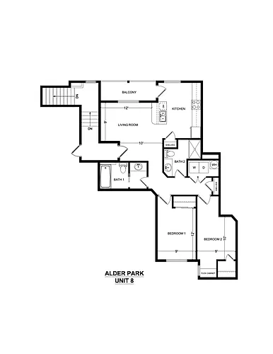 Floor plan 2X2