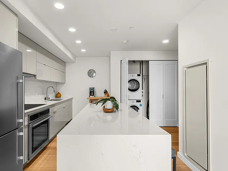 view of kitchen from living room