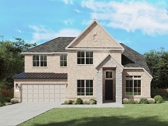 The Ferris, a two-story new home design shown with home exterior FC 202