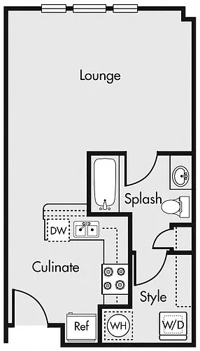 Floor plan Studio A2