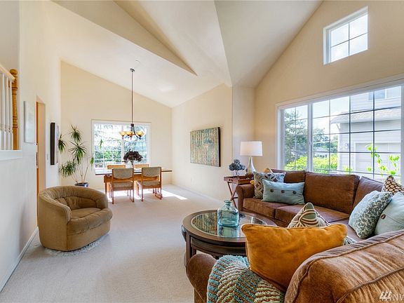 All fresh interior paint, vaulted ceilings & lots of windows which bring in natural lighting.