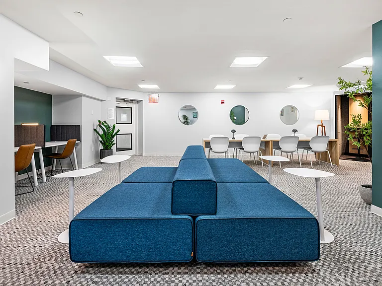 Modern coworking spaces