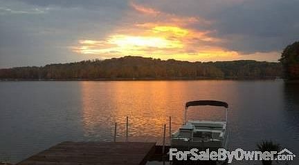 Custom Built - Waterfront Home : Sunset from your back of home