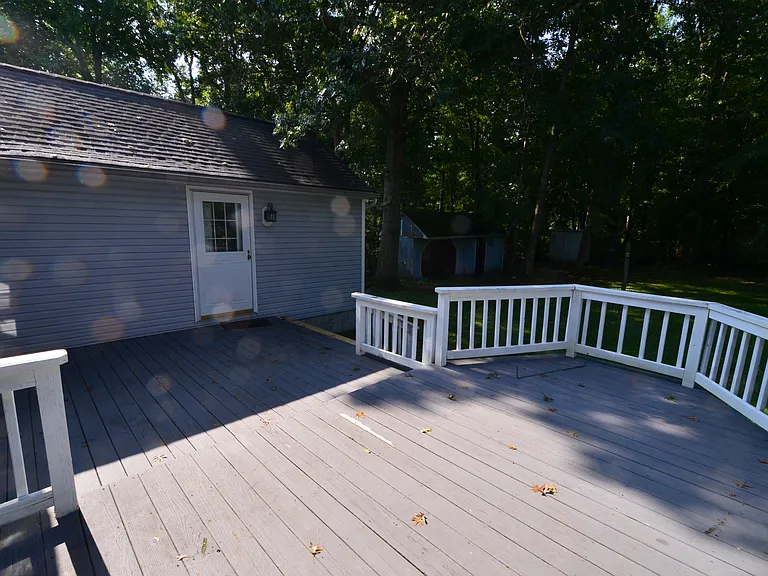 Rear deck