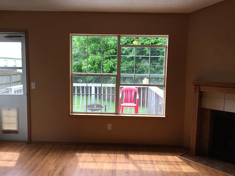 Backyard doggy door