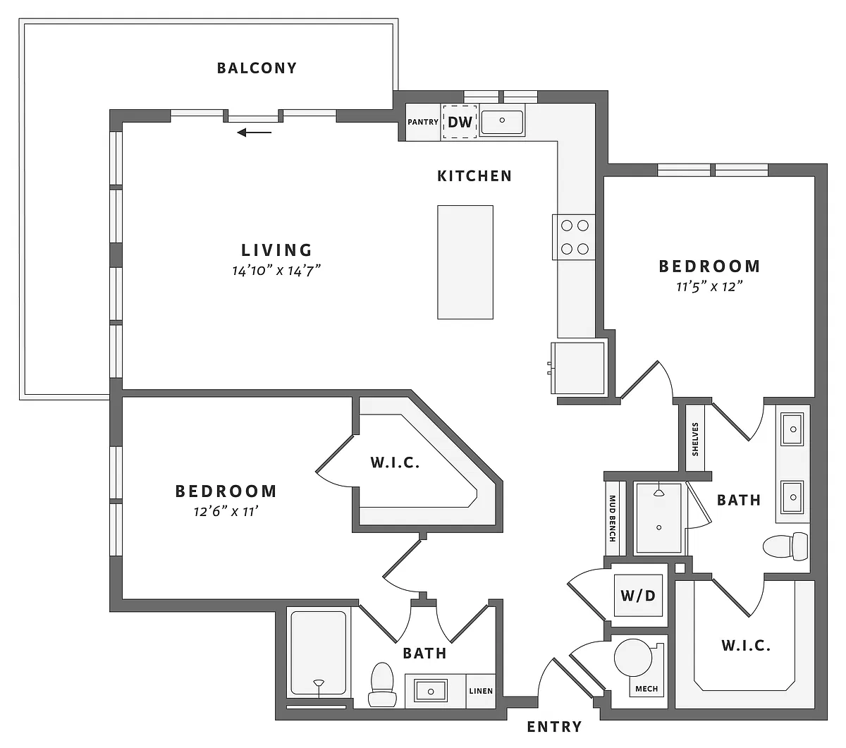 Floor plan B2-2