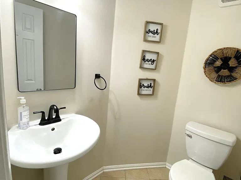 powder room in main level