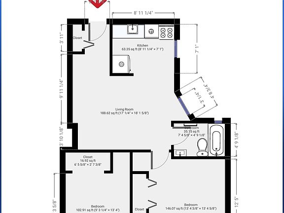 2nd image of 170 E 110th St APT 3C