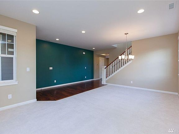 Entry formal living room and dining room