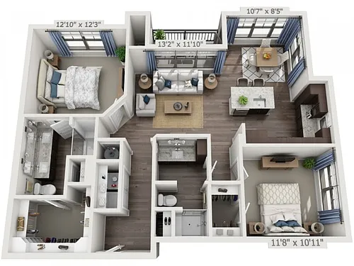 Floor plan B2