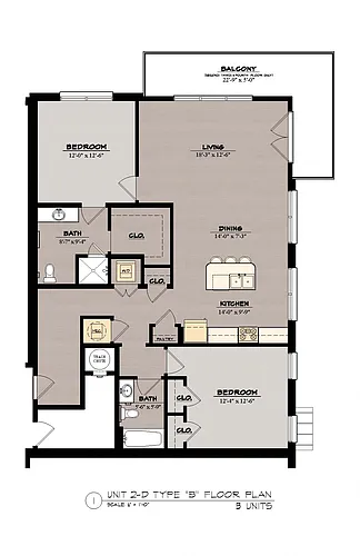 Floor plan THE TAP ROOM 2D