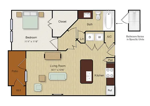 Floor plan A6 - A6