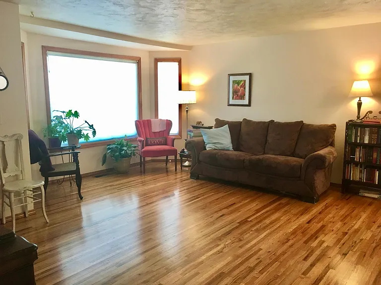 Living Room with Bay Window