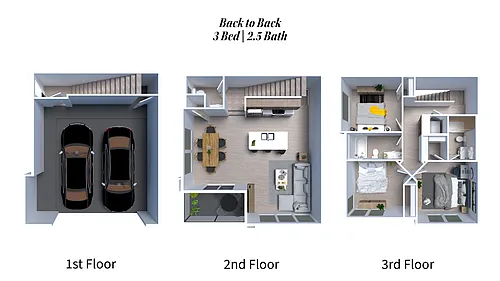 Floor plan 3x2 5 Back-to-Back