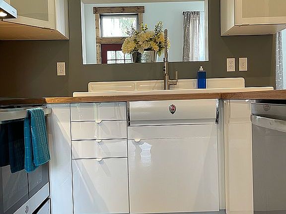 Kitchen with vintage sink