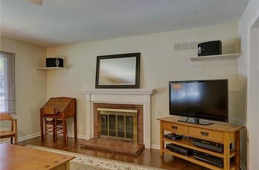 Wood Burning Fireplace