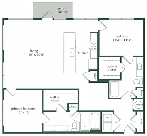 Floor plan B4