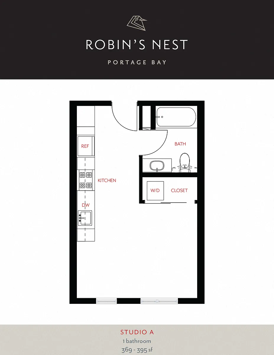 Floor plan Studio A