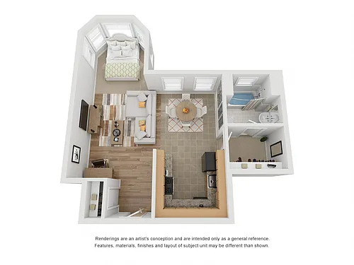 Floor plan Studio