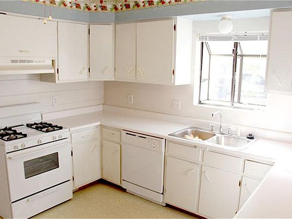 Bright kitchen.