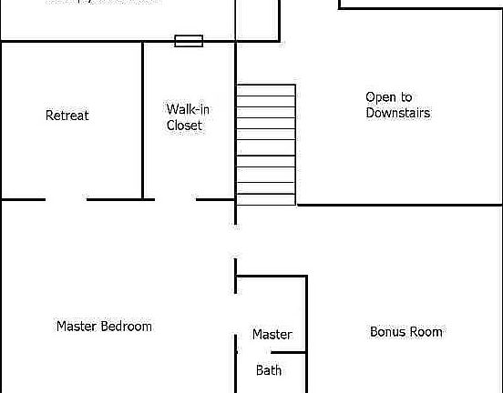Upstairs Floorplan