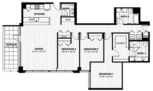 Floor plan 601
