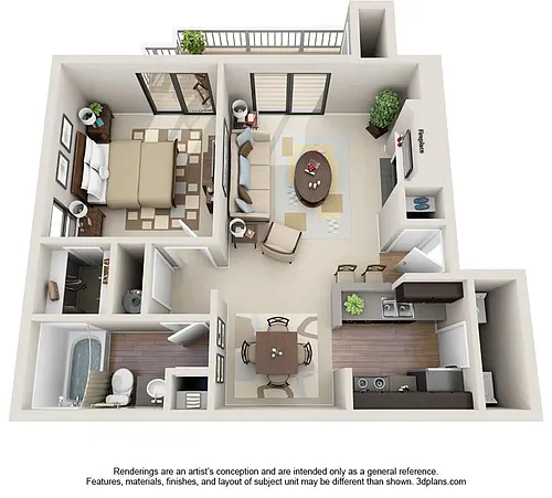 Floor plan The Edisto