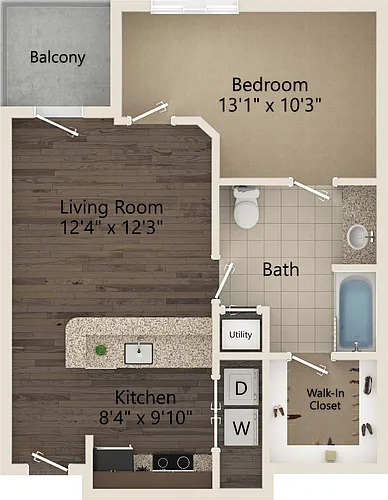 Floor plan Fairview