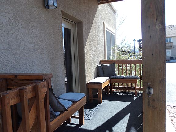 Deck with bench