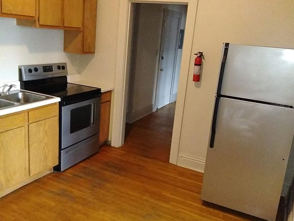 Apartment has hardwood throughout