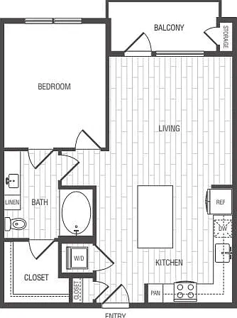 A3: 1bed 1bath A3: 1bed 1bath