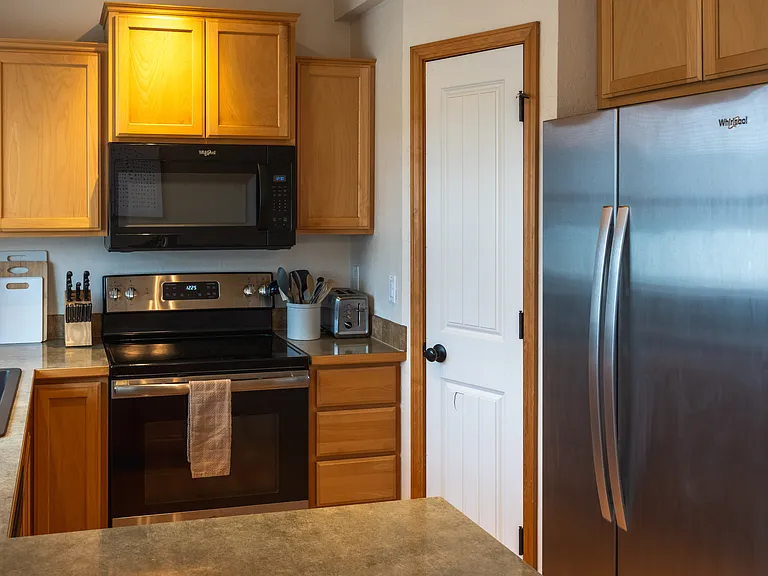 Kitchen - Large Pantry - Keurig and traditional coffee maker included. Brand new Stainless refrigerator in September of 2023!