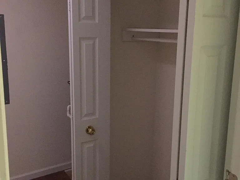 Closet in utility room.